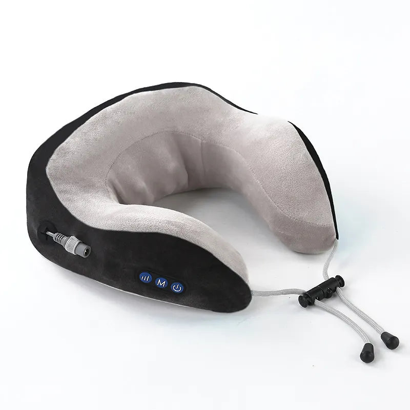 Electric Neck Massager U shaped Pillow Multifunctional Portable Shoulder Cervical Massager Outdoor Home Car Massage