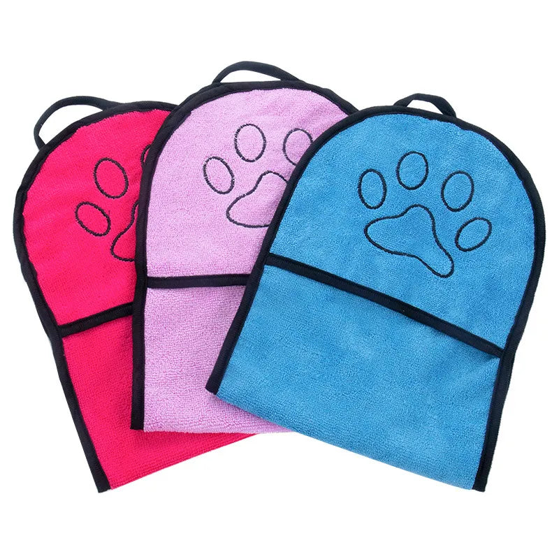 Dogs Cats Towels Super Absorbent Dog Bathrobe Microfiber Bath Towels Quick-Drying Cat Bath Towel For Pets Towel Dog Towels Pet Products