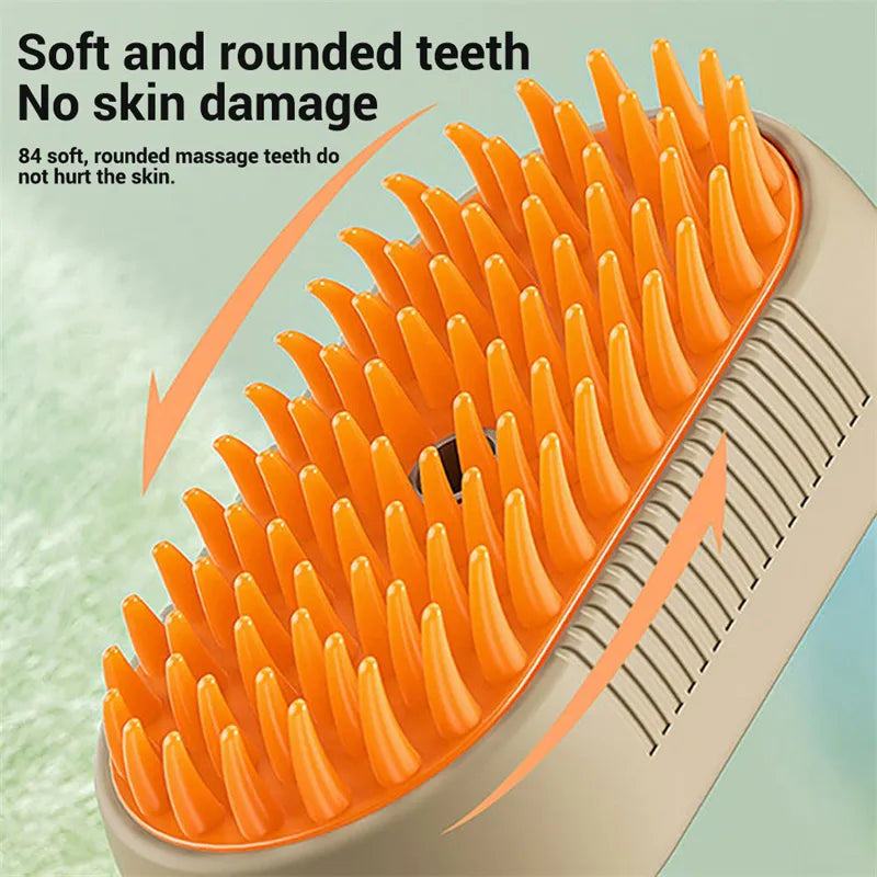 Cat Steam Brush Steamy Dog Brush 3 In 1 Electric Spray Cat Hair Brushes For Massage Pet Grooming Comb Hair Removal Combs Pet Products