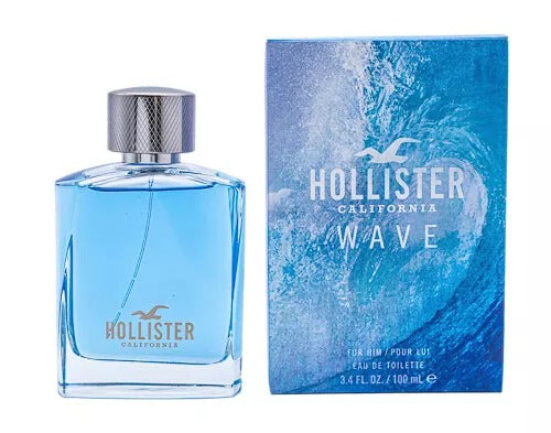Hollister Wave by Hollister 3.4 oz EDT Cologne for Men Brand New In Box