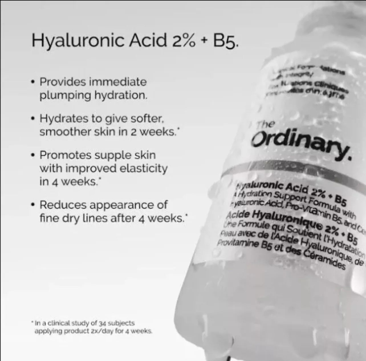 The Ordinary Hyaluronic Acid 2% + B5 Moisturizing Serum - 30ml