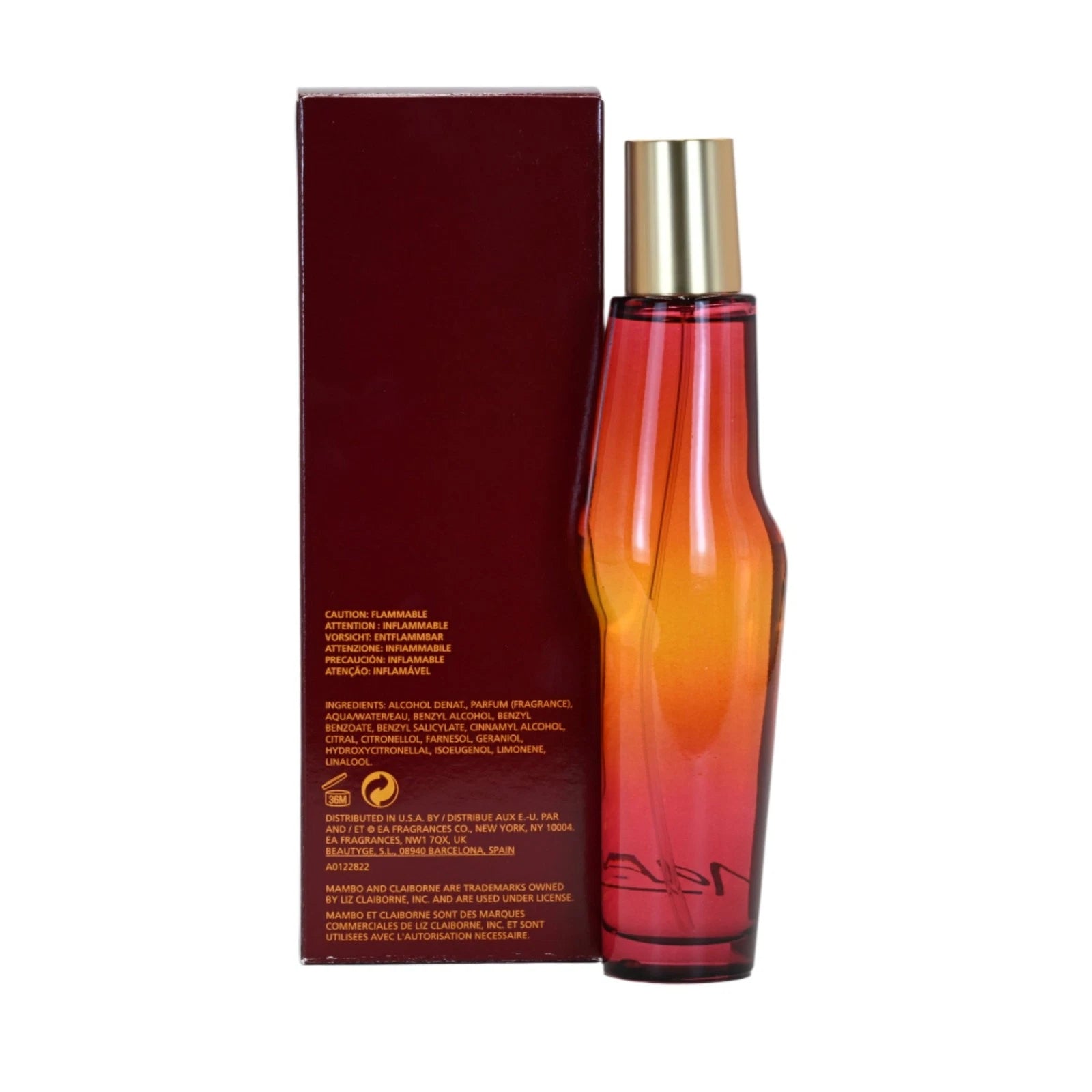 MAMBO by LIZ CLAIBORNE Perfume for Women 3.4 oz edp New in Retail Box
