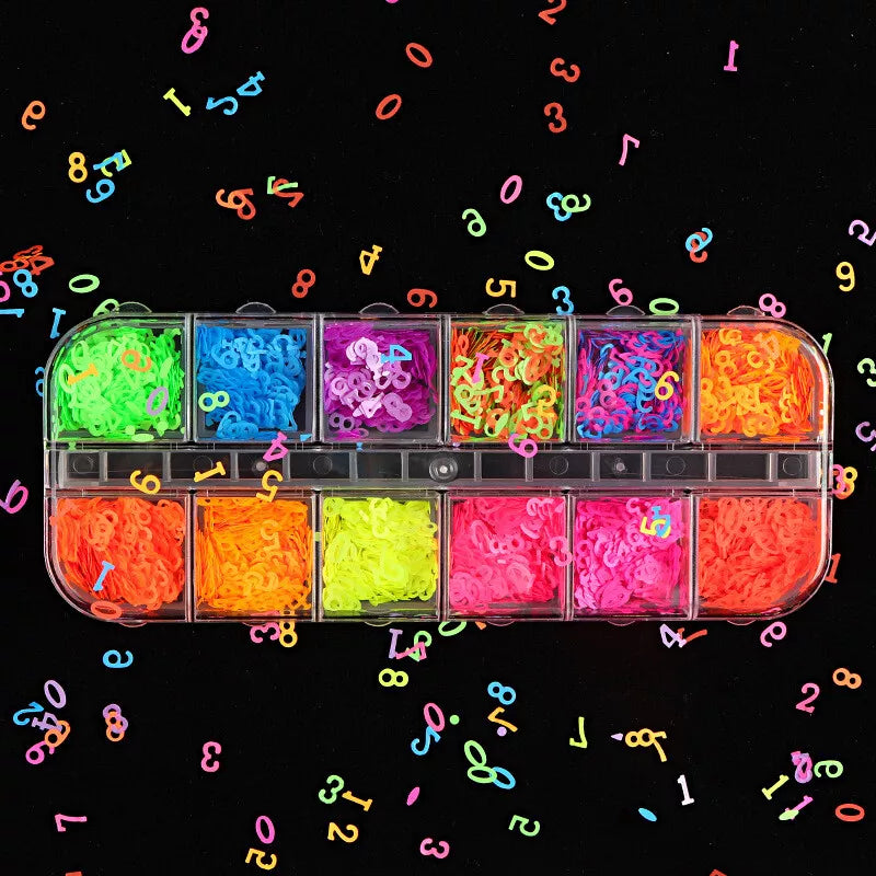 Laser Holographic 3D Butterfly Nail Art Sequins Flakes Glitter Foils 12 Colours✔