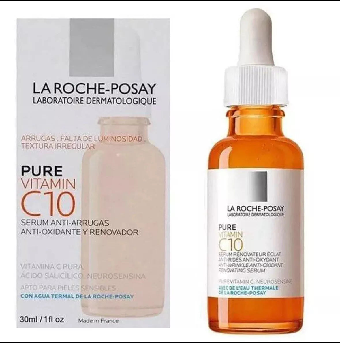 *Authentic* La Roche-Posay 10% Pure Vitamin C Serum - Anti-Wrinkle *Exp. 05/2026