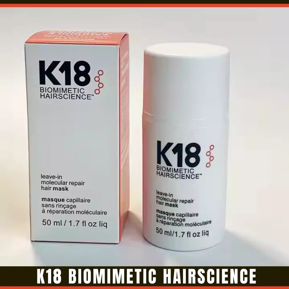 K18 Hair Mask Leave In Molecular Repair Biomimetic Hairscience 50ml 1.7oz
