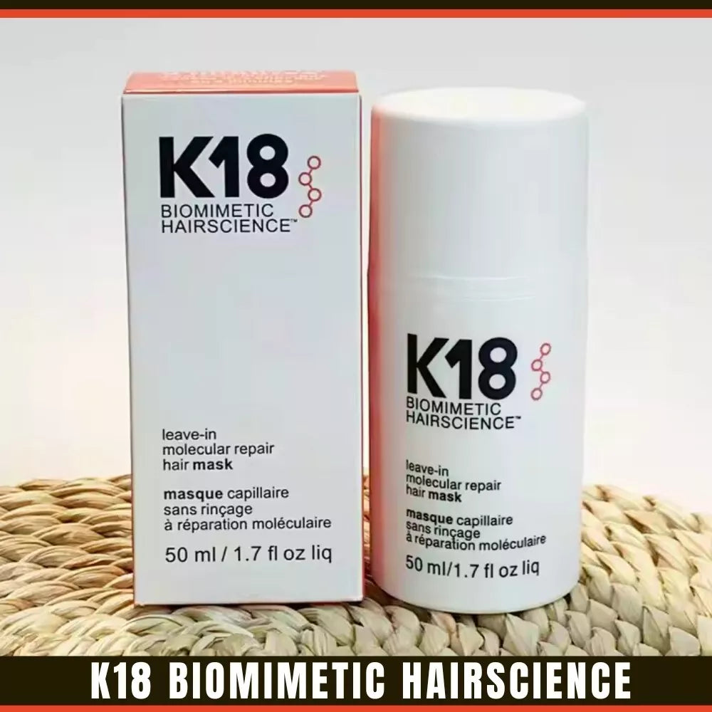 K18 Hair Mask Leave In Molecular Repair Biomimetic Hairscience 50ml 1.7oz
