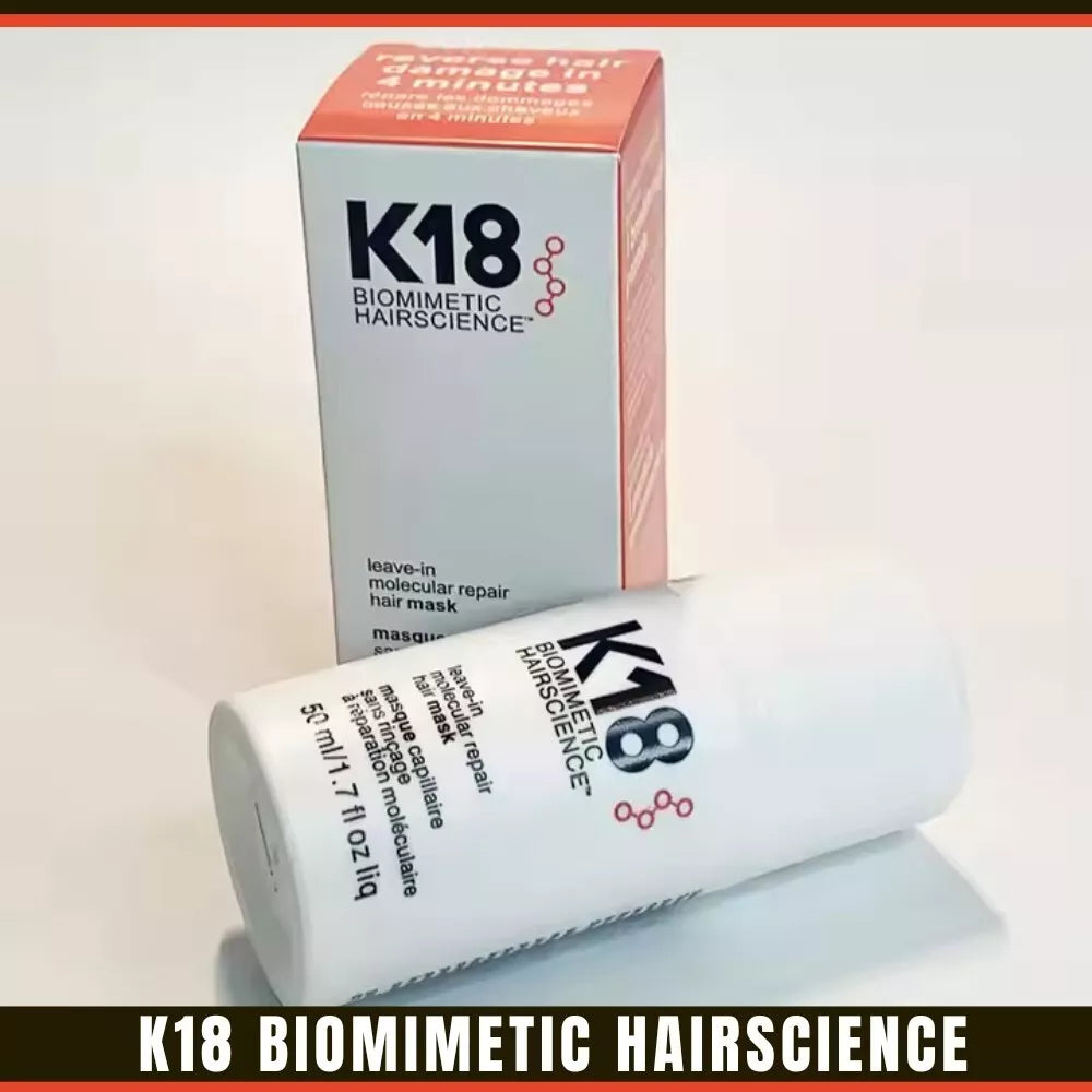 K18 Hair Mask Leave In Molecular Repair Biomimetic Hairscience 50ml 1.7oz