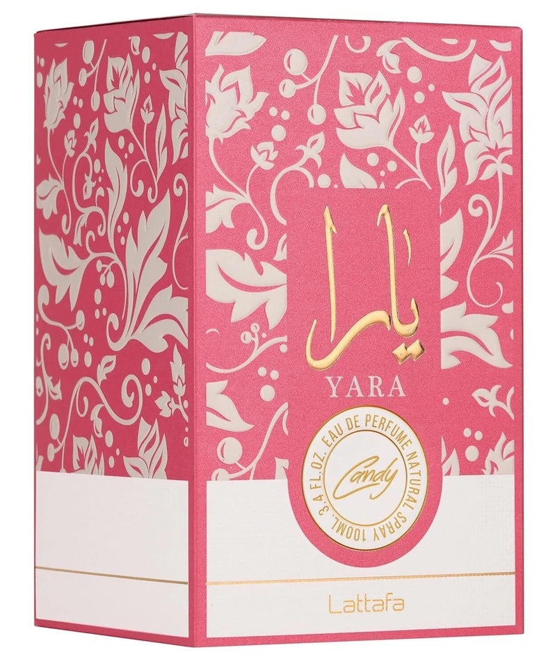 Lattafa Yara Candy for Women Eau de Parfum Spray 3.4 OZ / 100 ml