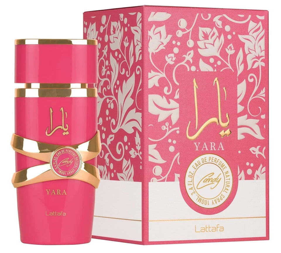 Lattafa Yara Candy for Women Eau de Parfum Spray 3.4 OZ / 100 ml
